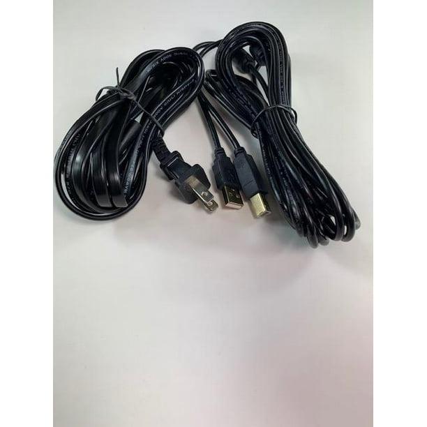 OMNIHIL 10 Feet Long AC Power Cord Compatible with HP Envy 5530 e-All-in-One Printer UL Listed